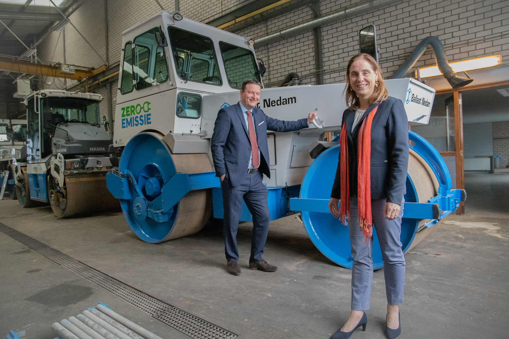 Elektrisch materieel in de bouw Ballast Nedam